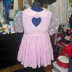 Miss Candyholic Lovely Lilac Smock Dress